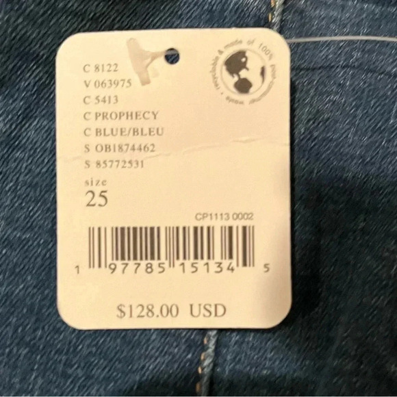 Free People Bella Moto‎ Skinny Jeans Size 25 NWT - Picture 11 of 11